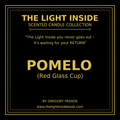 The Light Inside Scented Candle – Pomelo (Red Glass Cup)